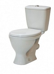 Фото .Унитаз-компакт Санита ЭТАЛОН эконом. сиденье с пласт. крепл., арм. "Уклад",РАСПРОДАЖА