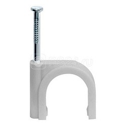 Фото Скоба 6 мм креп. кругл. с гвозд. NCR-06-50 (уп.50шт) Navigator 4670004710678