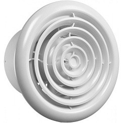 Фото Вентилятор вытяжной D125 FLOW 5 с круглой решеткой на шарикоподшипниках  ERA