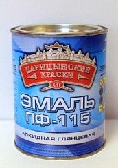 Фото Эмаль ПФ 115 красная"Царицынская" 0,8 кг АКЦИЯ