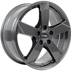 Фото Диск 14 5,5J*14 4/100/54,1+47 Rial Kodiak Graphite
