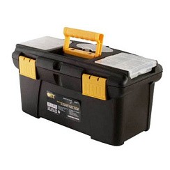 Фото Ящик для инструмента пластиковый 16" (41 х 21 х 18,5 см) FIT 65552