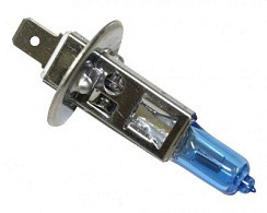 Фото Автолампа H1 12V 100W P14,5s Диалуч CLASSIC BLUE 4200K белый свет дальний***