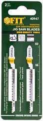 Фото Пилки для лобзика T101AO по дереву 82/56/1.4 мм (2 шт) FIT