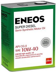 Фото Масло ENEOS Super Diesel 10W40 CG-4   4л. диз. п/с.