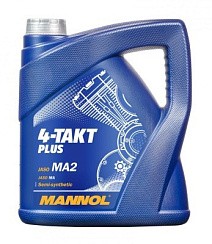 Фото Масло 4Т MANNOL 4-Takt Plus 7202 10W40 SL   4л. п/с.