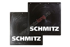 Фото Брызговики задние SCHMITZ 400*400 белая надпись (2шт)