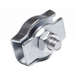 Фото Зажим для стальных канатов одинарный (SIMPLEX) 2мм (1) 12402 VIPL