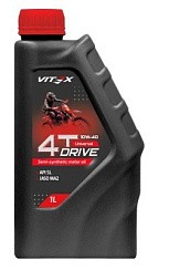 Фото Масло 4Т VITEX Drive 4T 10W40 SL   1л. п/с