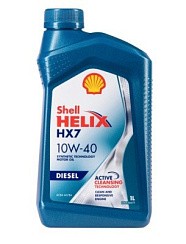 Фото Масло SHELL Helix HX7 Diesel 10W40 A3/B4 CF   1л. диз. п/с.