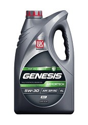 Фото Масло Лукойл GENESIS Armortech DX1  5W30 SP-RC GF-6A   4л. син. (3173877)