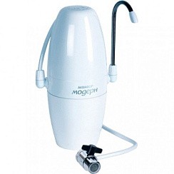 Фото Фильтр для воды Аквафор МОДЕРН (2) металлическая насадка на кран