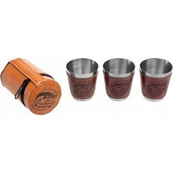 Фото Набор стопок 30мл За богатый улов 3шт (HS-A17-30) Helios