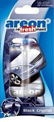 Фото Ароматизатор на зеркало AREON LIQUID классика Black Crystal/Черный Кристалл (гелевый)