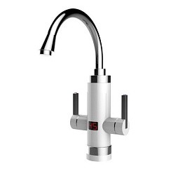 Фото Смеситель-водонагреватель SL127EL-022F проточного типа, до 60º, Белый, РМС