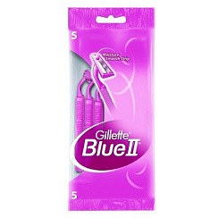 фото Бритвы одноразовые GILLETTE BLUEII  для женщин 5шт