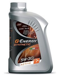 Фото Масло G-Energy Synthetic Active 5W30 SL/CF A3/B4 1л син.