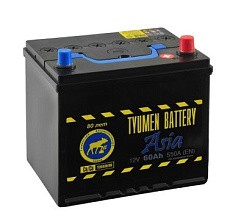 Фото АКБ 60а/ч о/п ASIA 550A Тюмень (L=230; b=173; h=220)