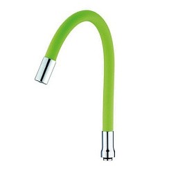 Фото Излив UCG-3257GN для смесителя ZOP4-F045X, Гибкий, Зелёный, G-lauf