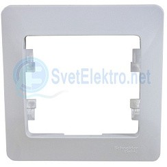 Фото Рамка 1 пост белая GLOSSA GSL000101