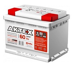 Фото АКБ 60а/ч п/п 570A АКТЕХ (L=242; b=175; h=190)