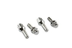 Фото Секретки на колесные диски литые М12х1,25 (4шт+2ключа)