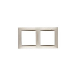 Фото Рамка на 2 поста шампань Simon 1500620-034