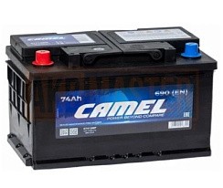 Фото АКБ 74а/ч о/п 690А CAMEL (L=277; b=175; h=190)