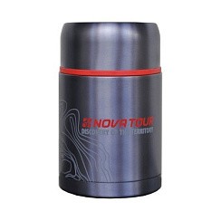 Фото Термос д/еды 800 мл Капсула  серый Нова Тур