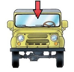 Фото УАЗ 3151 Стекло ветровое