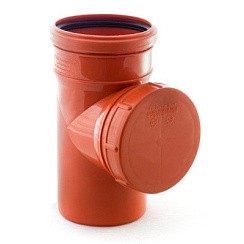 Фото Ревизия Ду110 наружная оранж.