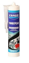 Фото Герметик силиконовый универсальный Бесцветный KRASS 300мл