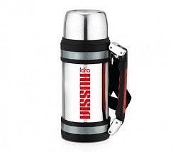 Фото Термос 1500 мл SPORT LINE ручка, ремешок, дв/ стенки, широк/ горло, кнопка