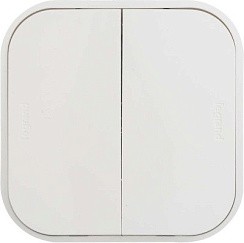 Фото Выключатель 2-кл. ОП Quteo 10А IP20 10AX бел. Leg 782202