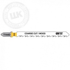 Фото Пилки для лобзика T144DP по дереву 100/74/4 мм (2 шт) FIT