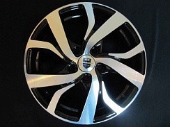 Фото Диск 16 6,5J*16 5/114,3/67,1+40 Палермо алмаз чёрн. K&K(13893)