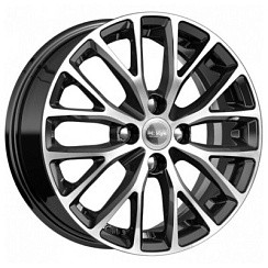 Фото Диск 15 6J*15 4/100/54,1+48 КС782 (Kia Rio  ) алмаз чёрн. K&K