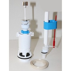 Фото Арматура к смыв. бачку ШТОК АНИ пласт, металл., Нижн/подв. WC4550М ЭКОНОМ