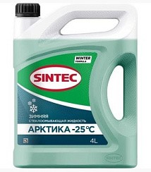 Фото Омыватель стекол зимний -25 4л. SINTEC Арктика 900617