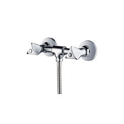 Фото Смеситель д/душа SL119-003, двуручковый, без излива, хром, РМС