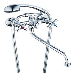 Фото Смеситель д/ванны QFR7-A722 двуручковый, G-lauf