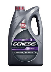 Фото Масло Лукойл GENESIS Advanced/Universal 10W40 A3/B4 SN   4л. п/с. (1632650/3148646)
