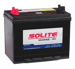 Фото АКБ 75а/ч п/п Solite MARINE для водной техники (261х175х220)