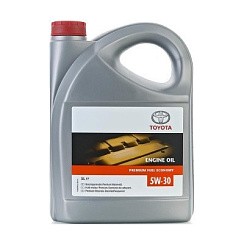 Фото Масло TOYOTA Engine Oil Premium Fuel Economy  5W30 C2 SN   5л. синт. (пластик)