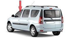 Фото ВАЗ Ларгус Стекло передней двери опускное левое