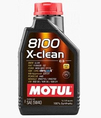 Фото Масло MOTUL 8100 X-clean  5W40 C3 SN/CF   1л. синт.