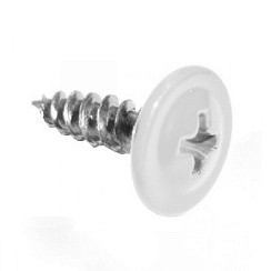 Фото Саморез прессшайба острая 4,2\19 (250) белая RAL 9003 0300177 КЧ