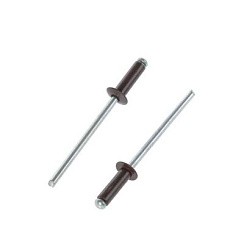 Фото Заклепка вытяжная 4,0/10 коричневая (150) RAL 8017 0200515КЧ