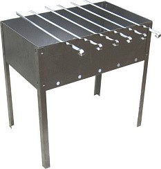 Фото Мангал сборный 50х30см (0,5мм) +6шампуров, в коробке, ROYALGRILL™