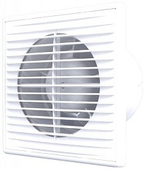 Фото Вентилятор бытовой D100 B 4S C с обр клапаном, антимоскитной сеткой AURAMAX